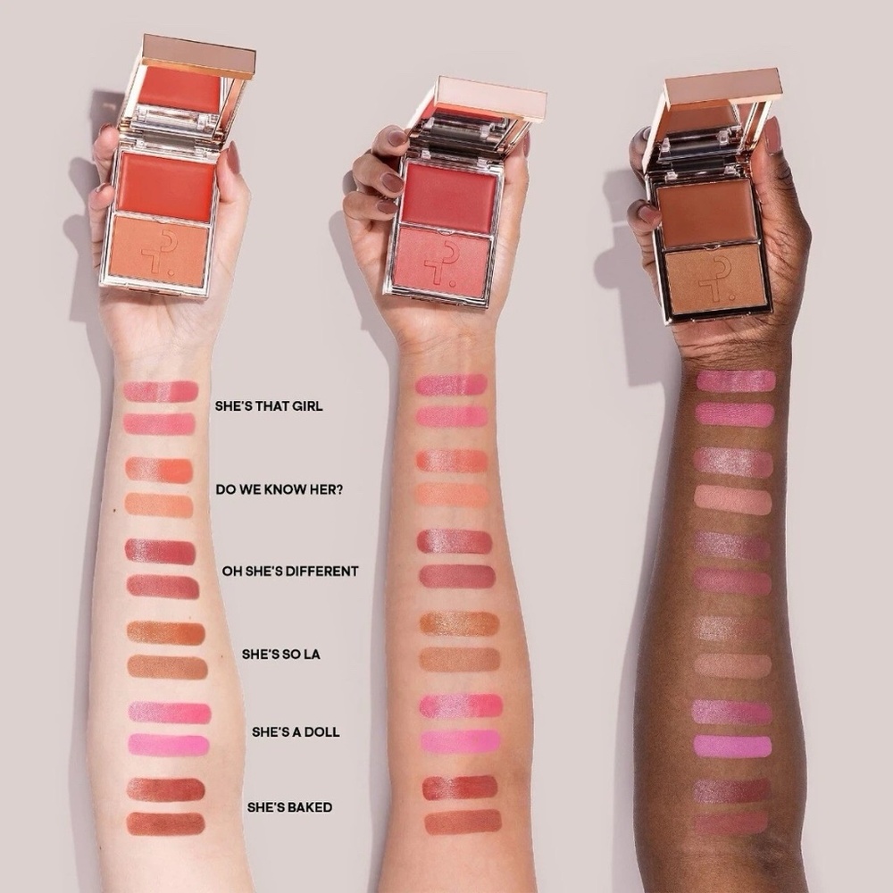 Patrick Ta Major Headlines Double-take Crème & Powder Blush Duo- Different Color